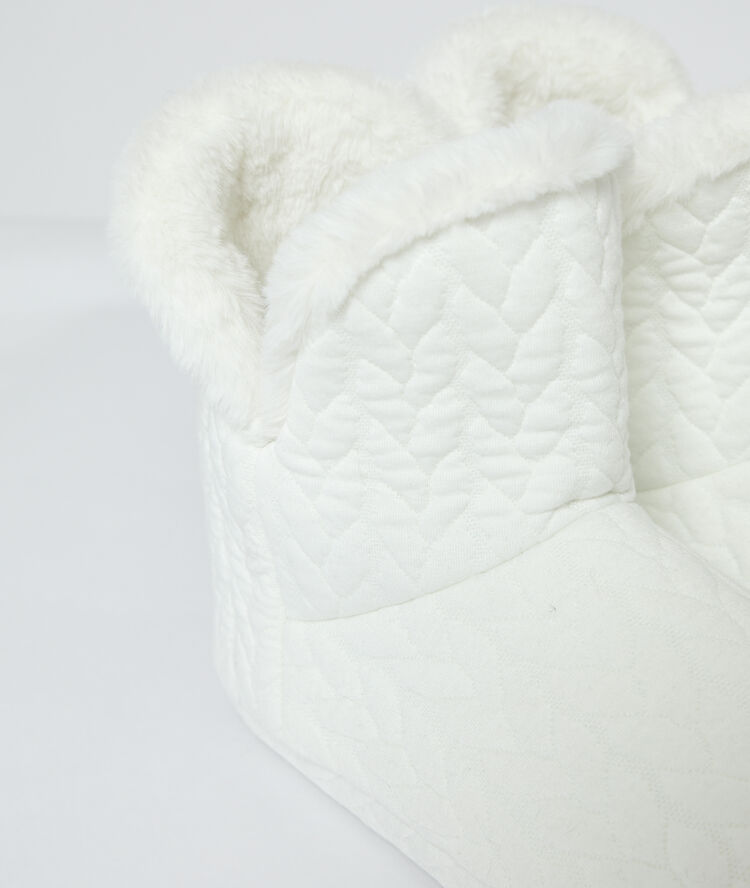 Slipper boots ecru.