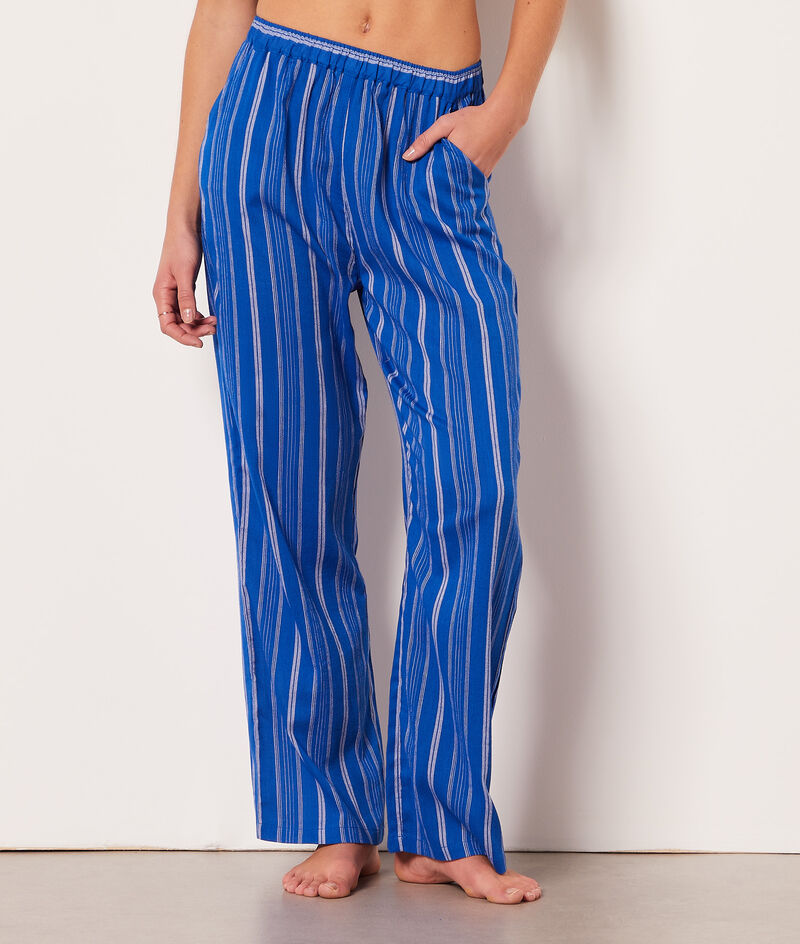 Striped Pyjama Bottoms;${refinementColor}