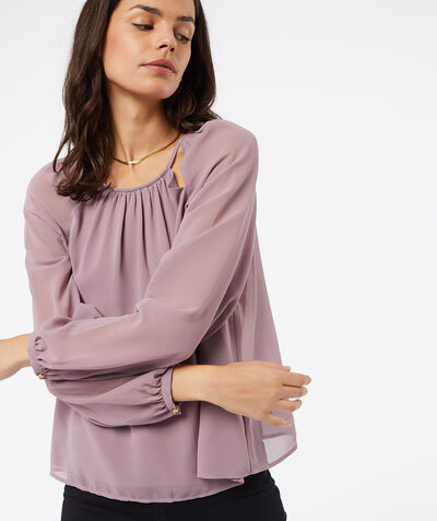 Long-sleeved blouse;${refinementColor}