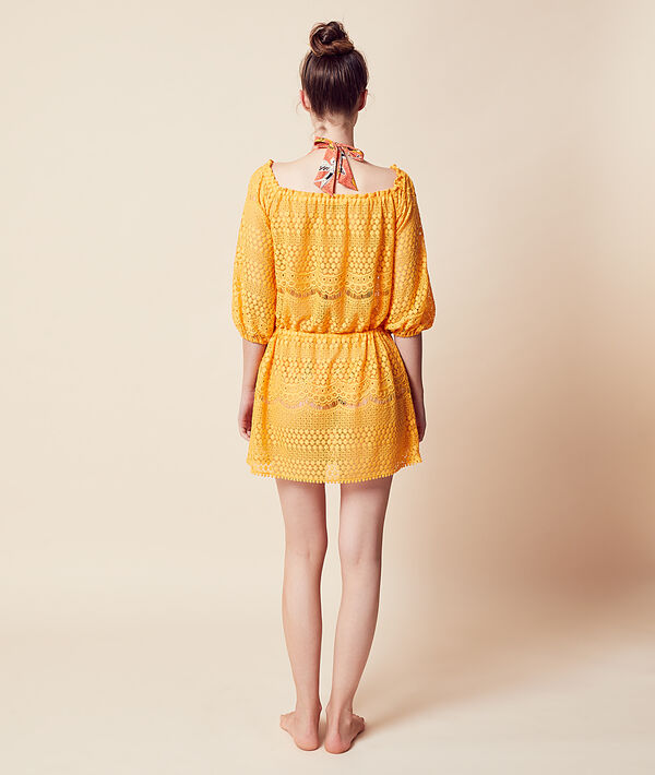 Lace beach cover up;${refinementColor}