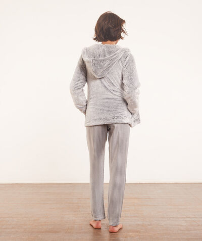 3-piece pyjamas, fleece jacket ;${refinementColor}
