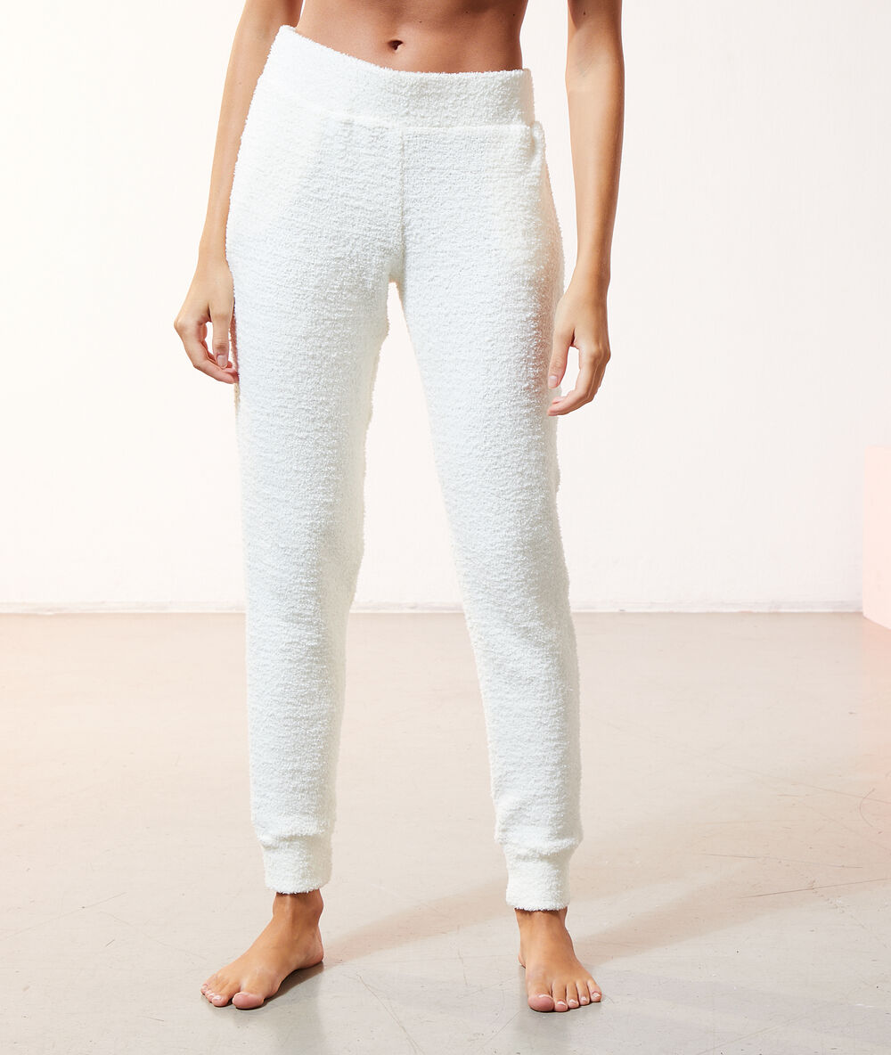 Homewear trousers off white.