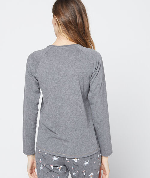 morning routine' printed top morning routine' printed top