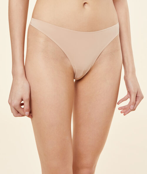 Micro thong beige.