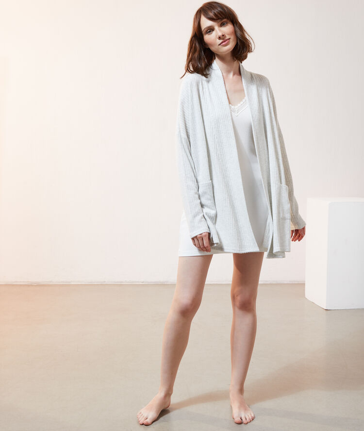 Veste loungewear ecru.