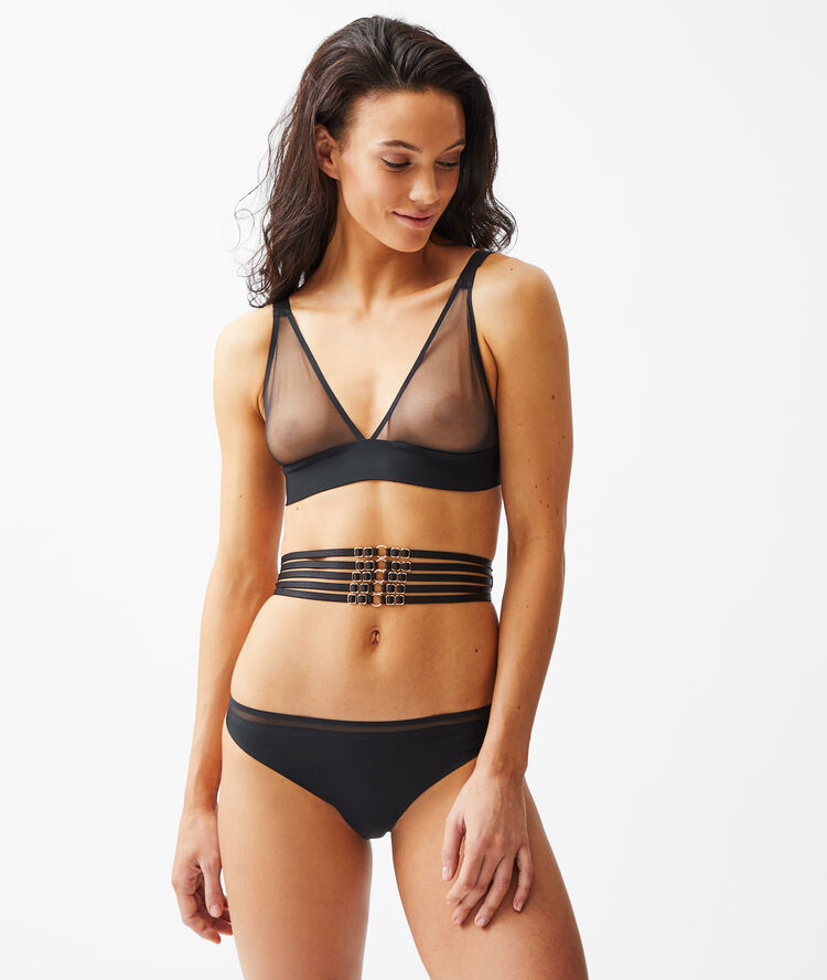 Waist cincher black.