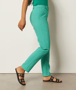 Cigarette-Fit Pants;${refinementColor}