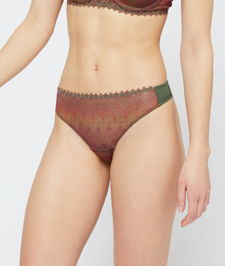 Lace brief multicoloured.
