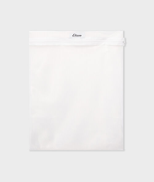 Washing bag white.