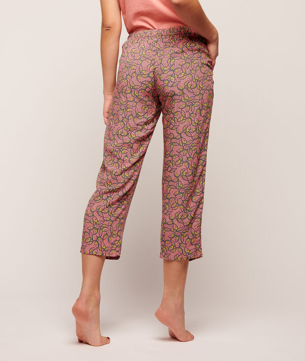 Printed crop trousers Printed crop trousers ;${refinementColor}