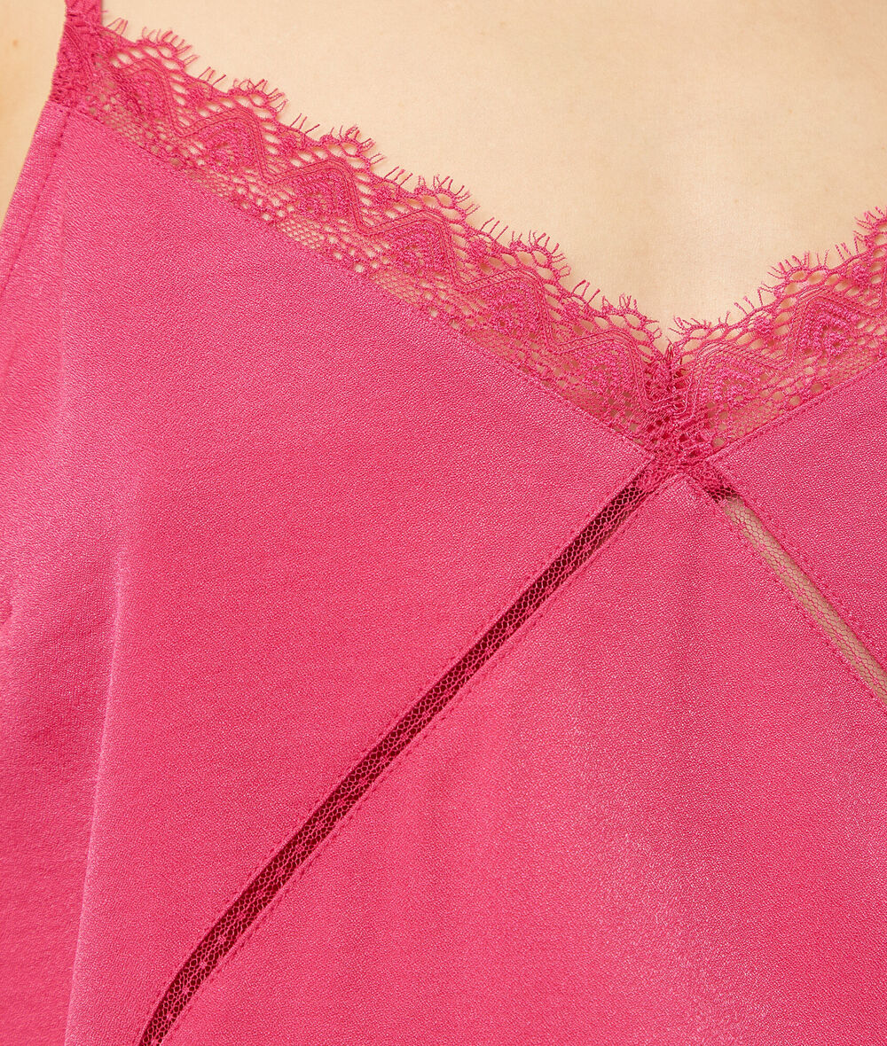 Camisole with lace details;${refinementColor}