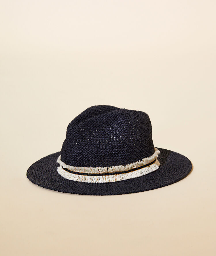 Straw hat navy.