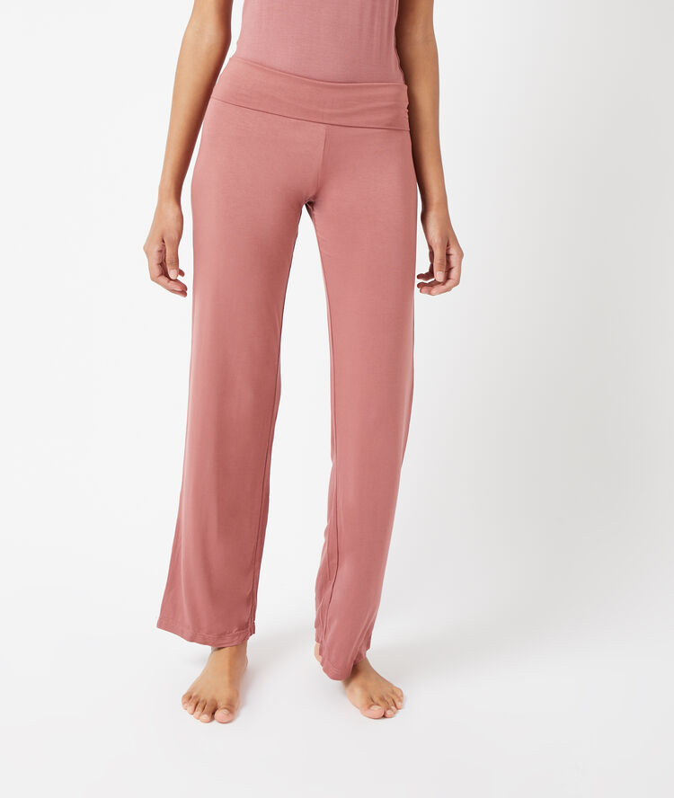 Pantalon taille haute blush.
