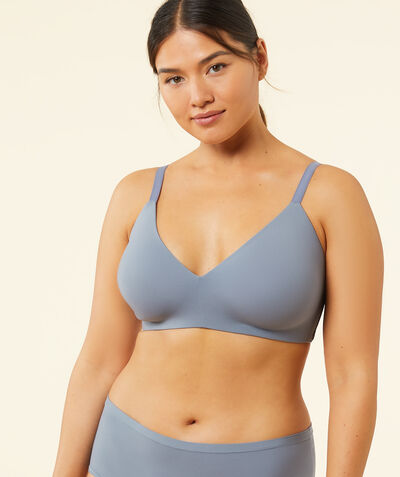 Thin cup bra without underwire;${refinementColor}