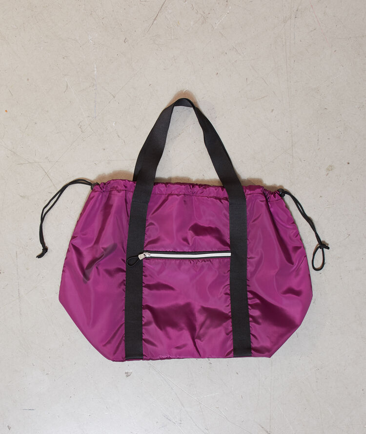 Sac de sport prune.