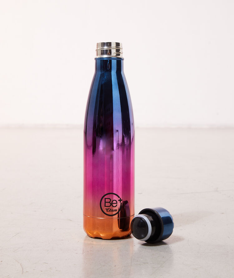 Gourde de sport multicolore.