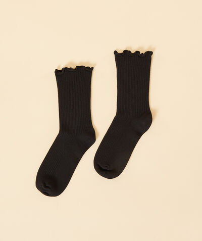 Ruffled socks;${refinementColor}