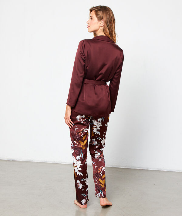 Satin three piece pyjama Satin three piece pyjama