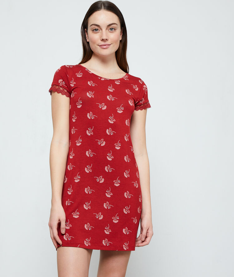 Printed nightshirt brick.