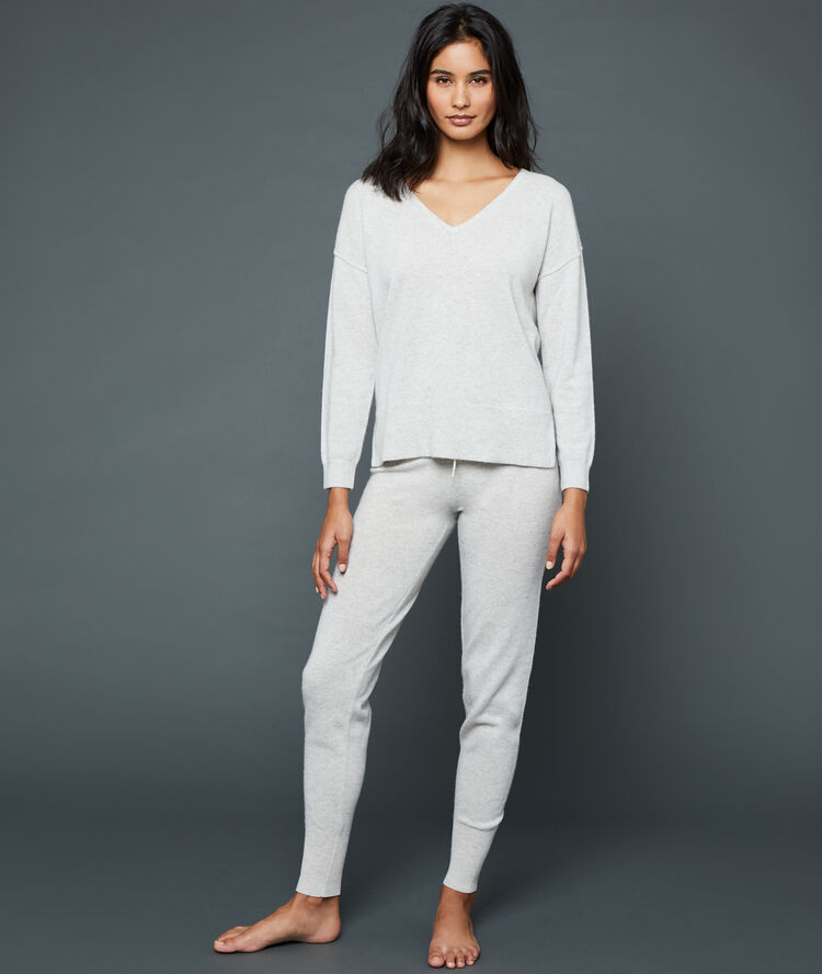 Cashmere leggings grey.
