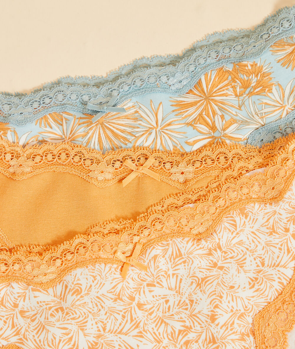 Pack of 3 briefs ocre.