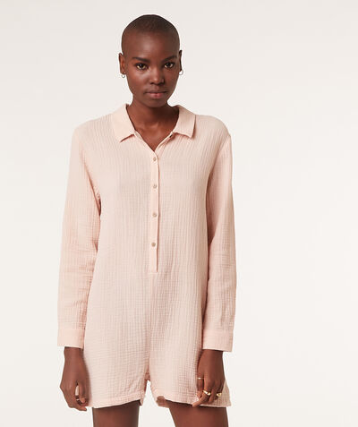 Pyjama combi-short 100% coton;${refinementColor}