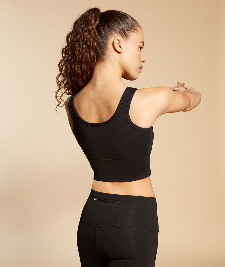 Brassi&egrave;re de training - maintien fort noir.