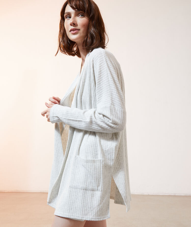 Veste loungewear ecru.