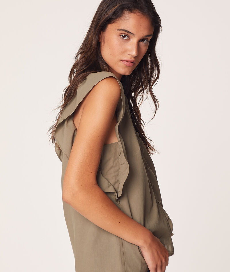 Cotton blouse;${refinementColor}