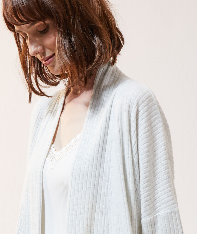 Veste loungewear ecru.