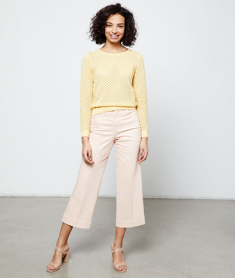 Pantalon large blush.