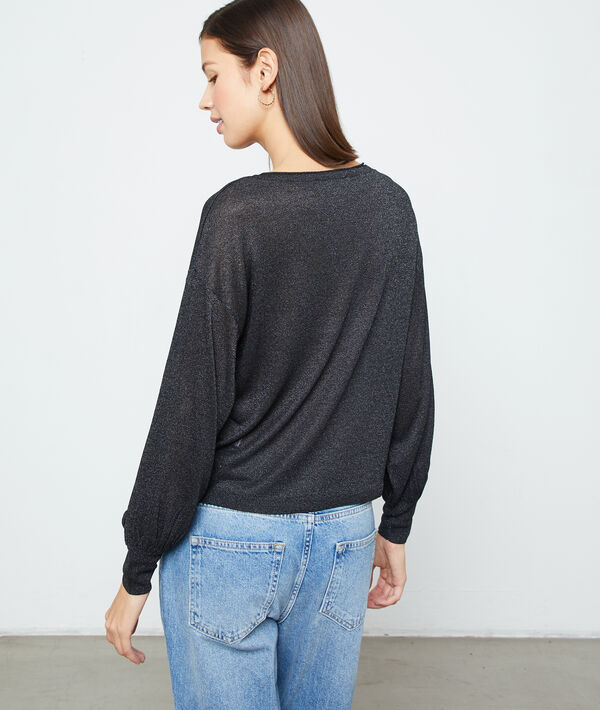 Fine knit metallic jumper Fine knit metallic jumper