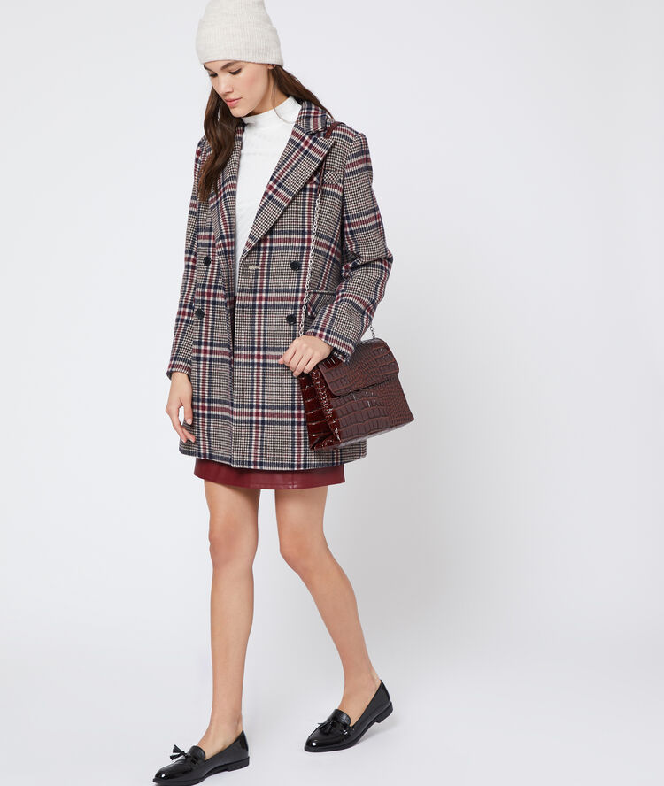 Prince of wales coat navy.