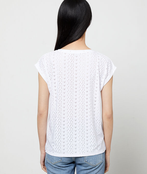 T-shirt in openwork details T-shirt in openwork details