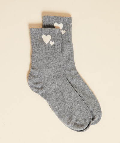 Basic heart socks