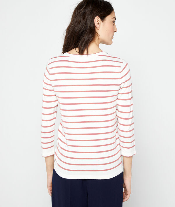 Fine knit jumper in stripes Fine knit jumper in stripes