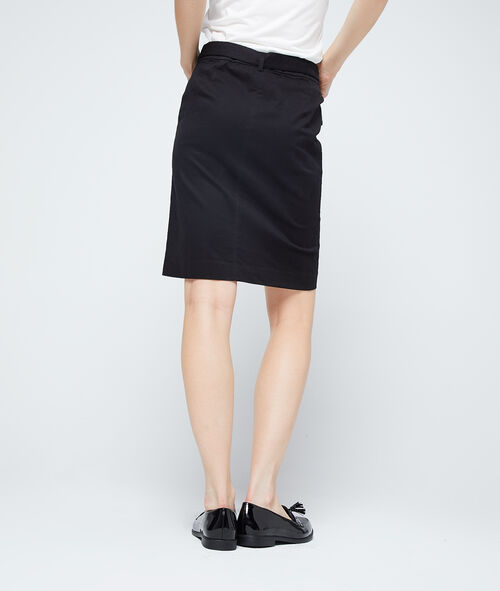 Cotton zipped skirt Cotton zipped skirt