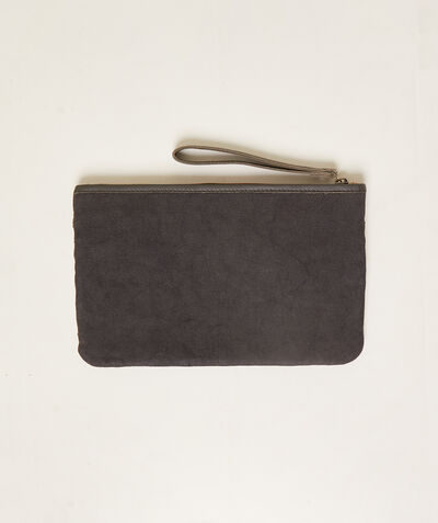Leather clutch