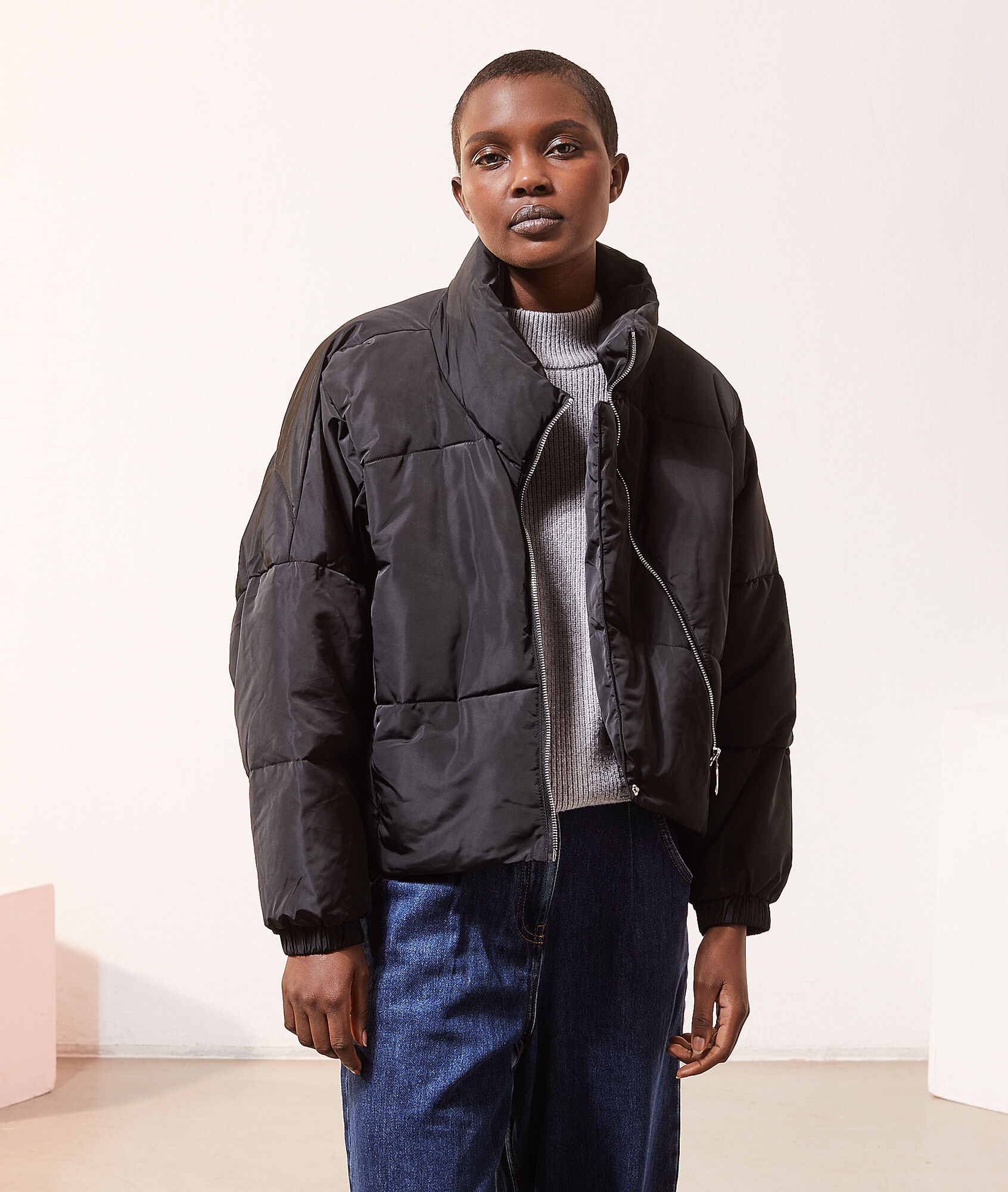 doudoune noire courte