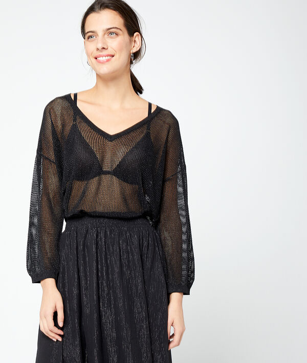 Jumper in a sheer effect Jumper in a sheer effect