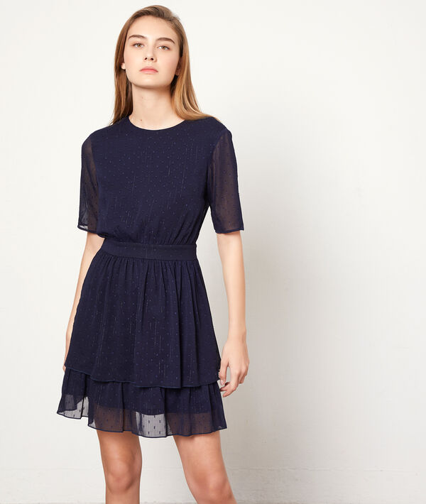 Dobby mesh dress with lining Dobby mesh dress with lining