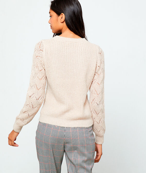 Pull italien en maille pointelle Pull italien en maille pointelle