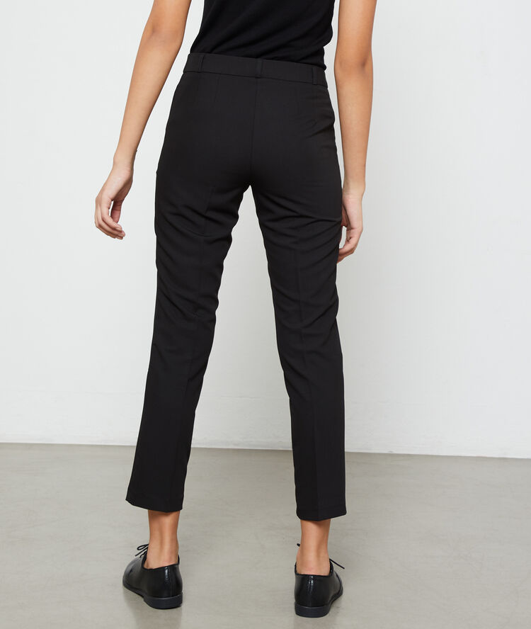 Plain slimline pants black.