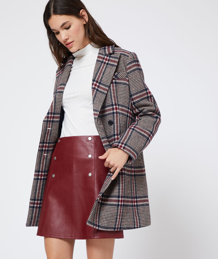 Prince of wales coat navy.