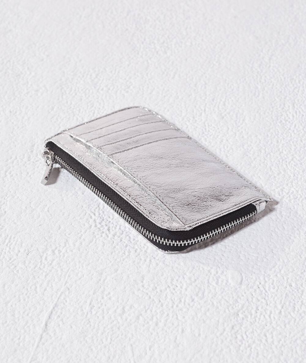 Porte-monnaie argent.
