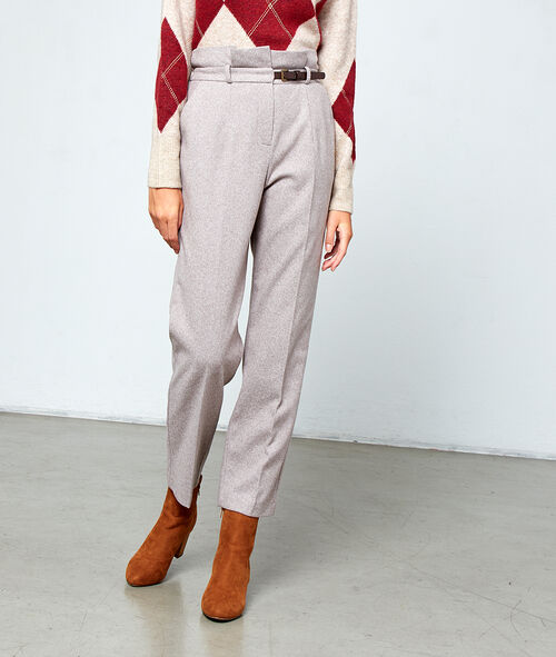 High waist belted trousers High waist belted trousers