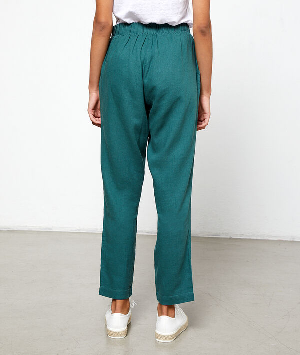 Peg trousers with tie detail Peg trousers with tie detail
