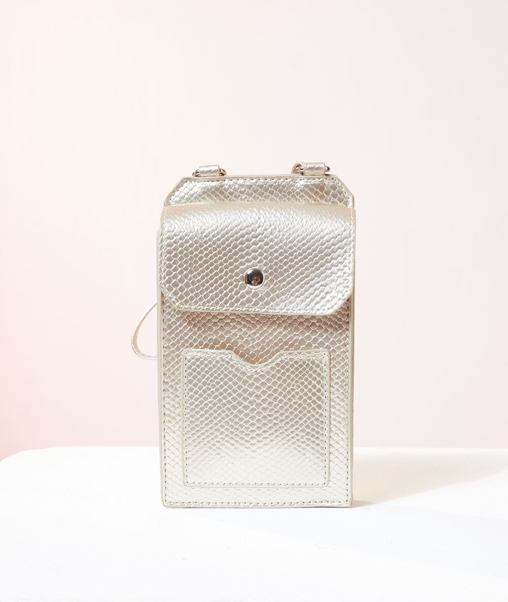Sac t&eacute;l&eacute;phone bandouli&egrave;re or.