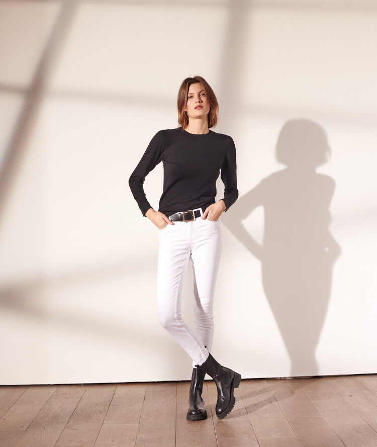 Slim jeans white.