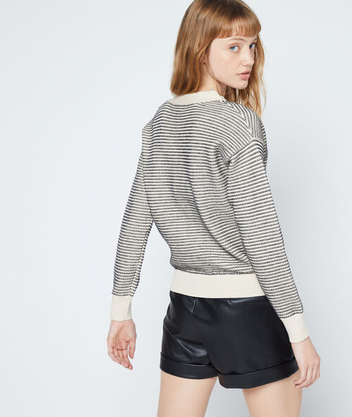 Cardigan in stripes Cardigan in stripes